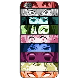 Силиконовые чехлы с глазами Anime для Редми Го (Глаза Хашира)