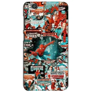Чехол Супергерой Человека Паука на Xiaomi Redmi Go (Комиксы Человек Паук)