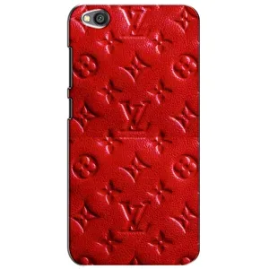 Текстурный Чехол Louis Vuitton для Редми Го (Красный ЛВ)