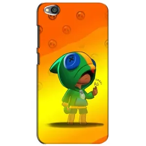 Чохол Бравл Старс для Xiaomi Redmi Go (LEON в кофті)