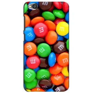 Чехол с изображением вкусной еды для Xiaomi Redmi Go (Разноцветные M&M'S)