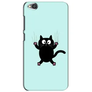 Силиконовый чехол с котиком для Xiaomi Redmi Go (Падающий кот)