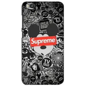 Чохол з Брендами одягу на Редмі Го (Supreme Маус)