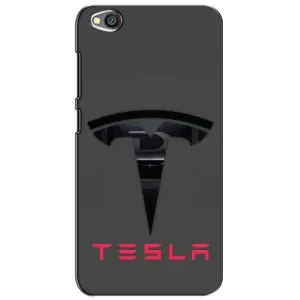 Силіконовий бампер з картинкою машини на Xiaomi Redmi Go (Logo TESLA)