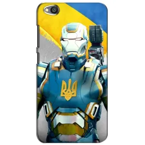 Силиконовый Чехол на Xiaomi Redmi Go (Я-Украина) (Украинский робокоп)