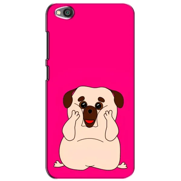 Чехол с рисунком «Веселый Мопсик» для Xiaomi Redmi Go Чехол с рисунком «Веселый Мопсик» для Xiaomi Redmi Go