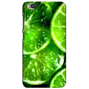 Чехол с изображением вкусной еды для Xiaomi Redmi Go (Яркий ЛАЙМ)