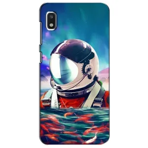 Силиконовый Чехол с принтом "Космонавты" на Xiaomi Redmi K20 Pro (Космонавт в воде)