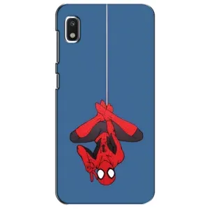 Чехол Супергерой Человека Паука на Xiaomi Redmi K20 Pro (На паутине)