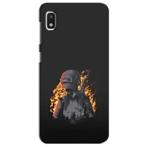 Силиконовый чехол с картинкой "Герой Pubg" на Xiaomi Redmi K20 Pro (В огне)