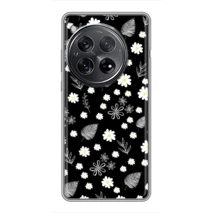 Чохли з тематикою "КВІТИ" на Xiaomi Redmi K80 Pro (цвітіння на чорному)