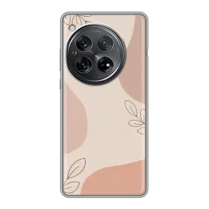 Чохол квітковий дизайн для Xiaomi Redmi K80 Pro (Кориневий фон)
