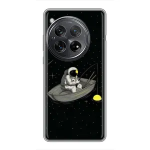 Силіконовый Чохол з принтом "Космонавти" на Xiaomi Redmi K80 Pro (Космонавт на рибалці)