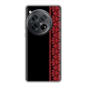 Силиконовый Чехол на Xiaomi Redmi K80 Pro (Красная Вышиванка)