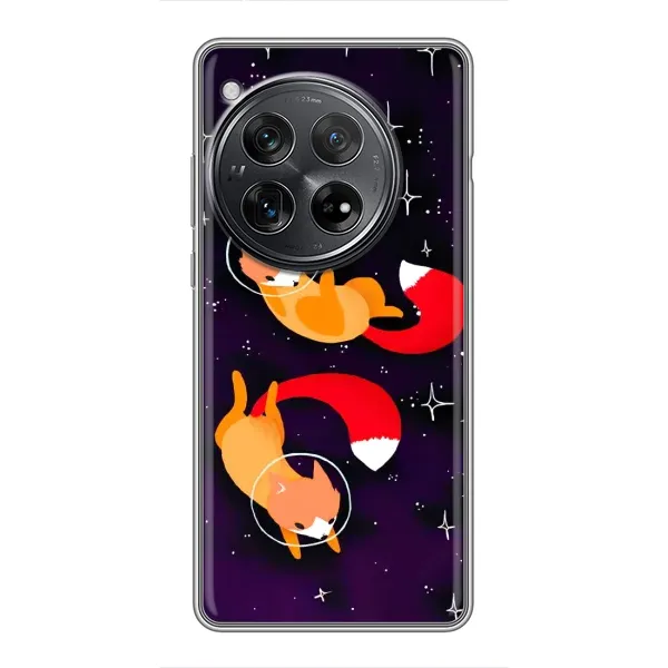 Чехол с рисунком «Лисы» для Xiaomi Redmi K80 Pro