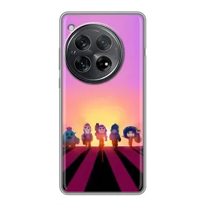 Силиконовый Чехол на Xiaomi Redmi K80 Pro с картинкой Brawl Stars (Персонажи в закате)