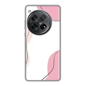 Чохол квітковий дизайн для Xiaomi Redmi K80 Pro (Рожевий фон)