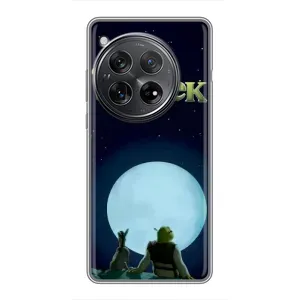 Печатный чехол с принтом Шрек для Xiaomi Redmi K80 Pro (Шрек на луне)