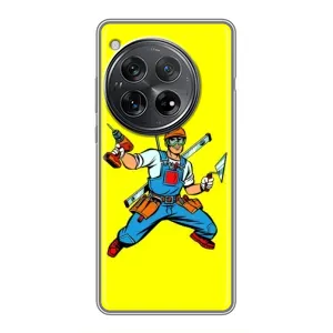 Силиконовый бампер (Работники) на Xiaomi Redmi K80 Pro (Строитель)