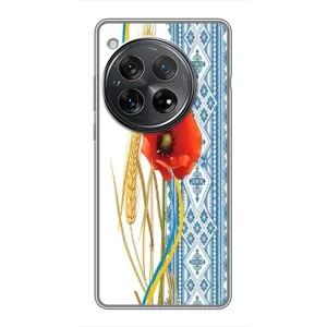 Силиконовый Чехол на Xiaomi Redmi K80 Pro с картинкой Вышиванки (Вышиванка с цветком)