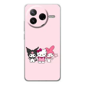 Чехол с персонажем Куроми на Xiaomi Redmi K80 Ultra (Куроми Мелоди Китти)