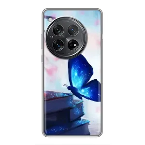 Силіконовий бампер з картинкою звірів для Xiaomi Redmi K80 (Метелик синій)