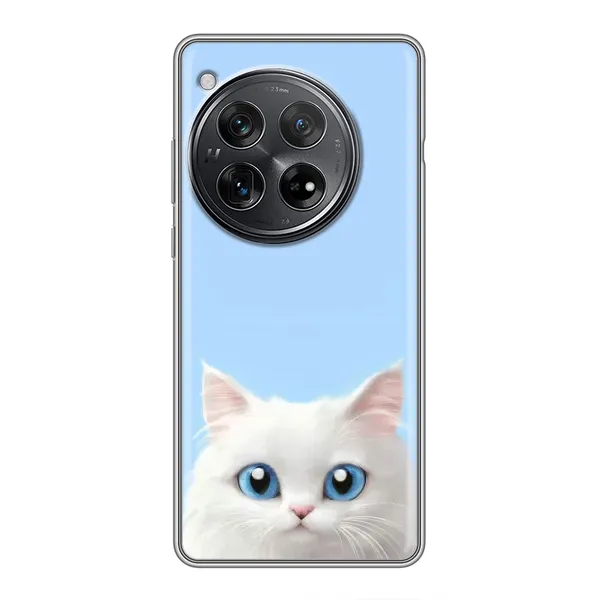 Чехол с рисунком «Белый кот» для Xiaomi Redmi K80 Чехол с рисунком «Белый кот» для Xiaomi Redmi K80