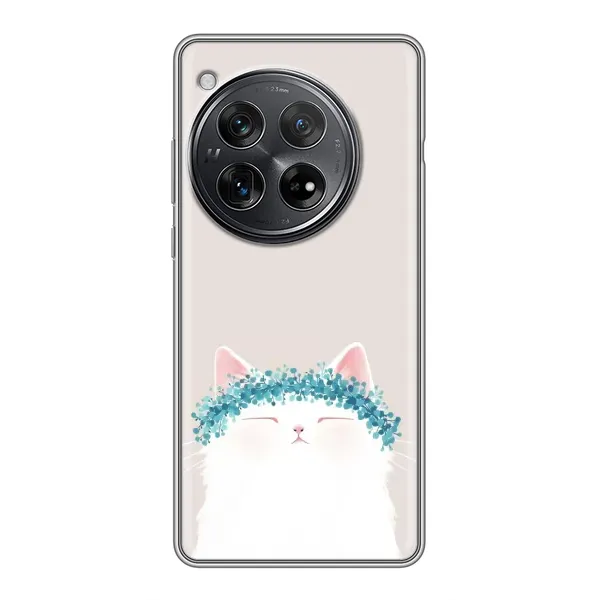 Чехол с рисунком «Белый котик» для Xiaomi Redmi K80 Чехол с рисунком «Белый котик» для Xiaomi Redmi K80