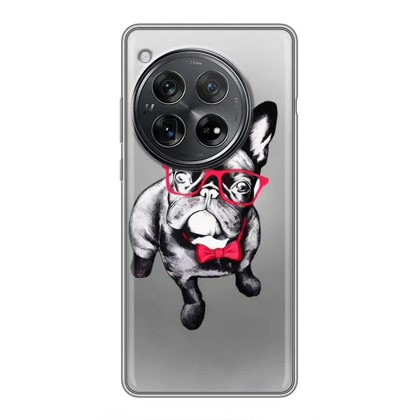Чехол с рисунком «Бульдог в очках» для Xiaomi Redmi K80 Чехол с рисунком «Бульдог в очках» для Xiaomi Redmi K80