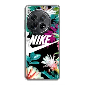 Силиконовый Чехол на Xiaomi Redmi K80 с картинкой Nike (Цветочный Nike)