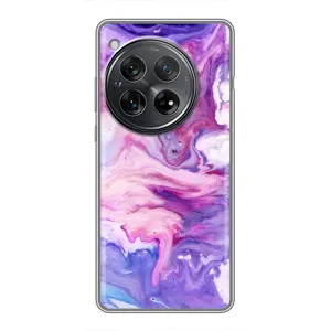 Чохли з тематикою "Мрамор" на Xіаomі Redmi К80 (Фіолетовий мрамор)