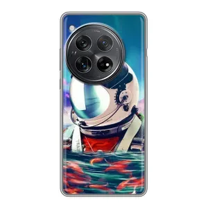 Силиконовый Чехол с принтом "Космонавты" на Xiaomi Redmi K80 (Космонавт в воде)