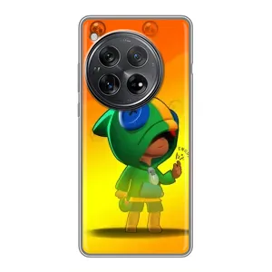 Чехол Бравл Старс для Xiaomi Redmi K80 (LEON в кофте)