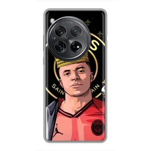 Чехол (TPU) с Футболистом на Xiaomi Redmi K80 (Mbappe King)