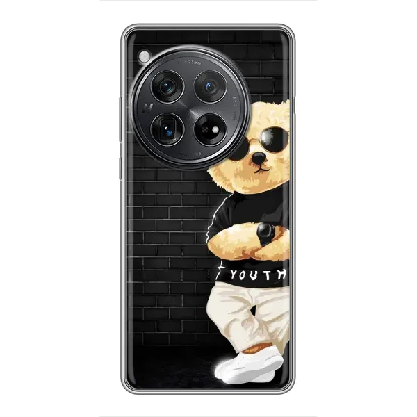 Чехол с рисунком «Мишка в очках» для Xiaomi Redmi K80