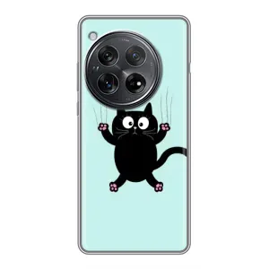 Силиконовый чехол с котиком для Xiaomi Redmi K80 (Падающий кот)