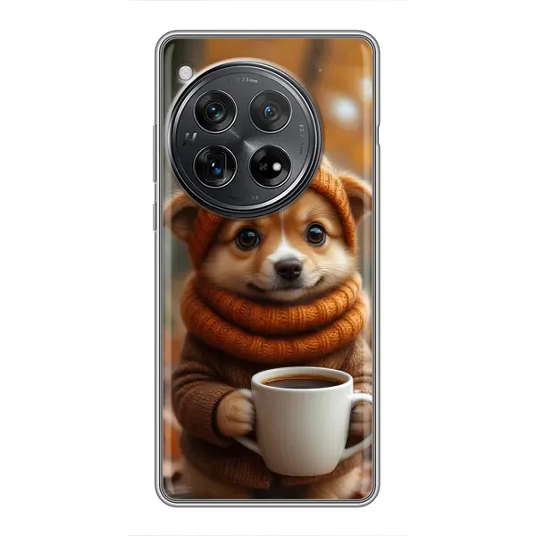 Чехол с рисунком «Собачка с кофе» для Xiaomi Redmi K80 Чехол с рисунком «Собачка с кофе» для Xiaomi Redmi K80