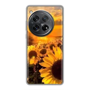 Чехол с Цветами для Xiaomi Redmi K80 (поле подсолнухов)
