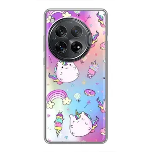 Чехол Unicorn на Xiaomi Redmi K80 (Радуга и Единорог)