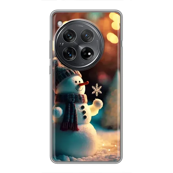 Чехол с рисунком «Снеговик праздничный» для Xiaomi Redmi K80 Чехол с рисунком «Снеговик праздничный» для Xiaomi Redmi K80