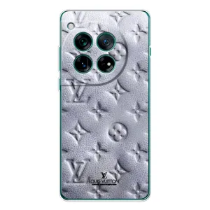 Текстурный Чехол Louis Vuitton для Сяоми Редми К90 Про Макс (Белый ЛВ)