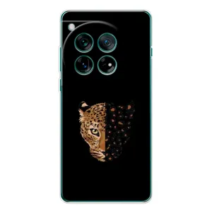 Чохол з леопардовим принтом на Xiaomi Redmi K90 Pro Max (Леопард на чорному)