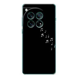 Чехол с картинками на черном фоне для Xiaomi Redmi K90 Pro Max (Ноты)