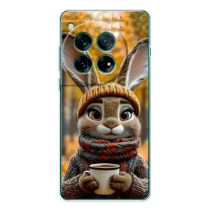 Друкований чохол 'Звірята з кавою' для Xiaomi Redmi K90 Pro Max (Зайчик з кавою)