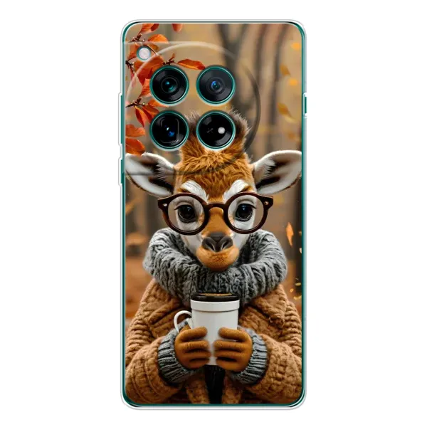 Чехол с рисунком «Жираф с кофе» для Xiaomi Redmi K90 Pro Max