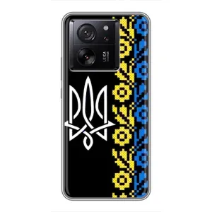 Силиконовый Чехол на Xiaomi Redmi K90 (Герб и вышыванка)