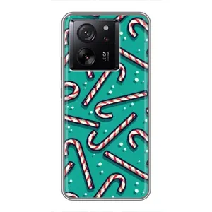 Силиконовый бампер на рождество для Xiaomi Redmi K90 (Леденцы)
