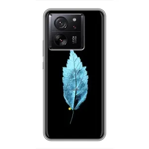 Чехол с картинками на черном фоне для Xiaomi Redmi K90 (Листочек)