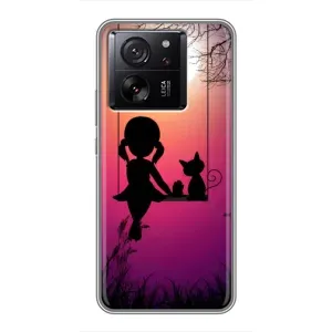 Девчачий Чехол для Xiaomi Redmi K90 (На качели)