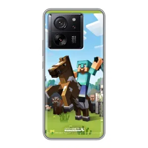 Чехлы для Xiaomi Redmi K90 (Персонажи Майн Крафт) (На коне)